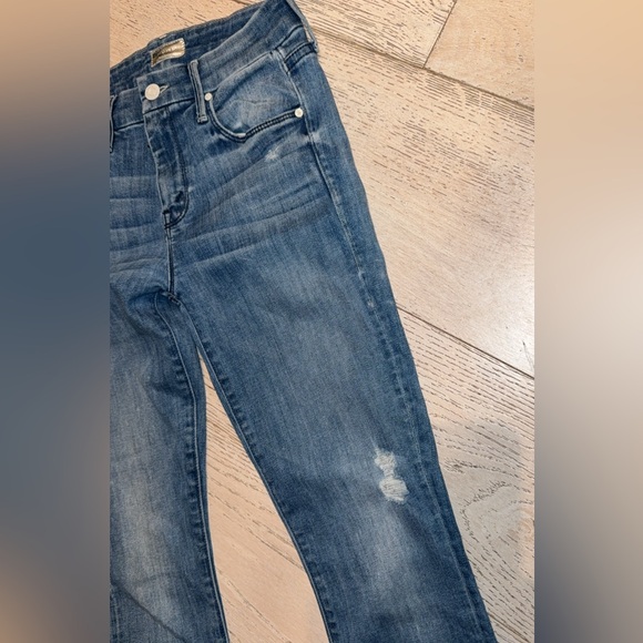 MOTHER Denim The Looker Graffiti Girl jeans sz 24 pristine - Picture 8 of 16
